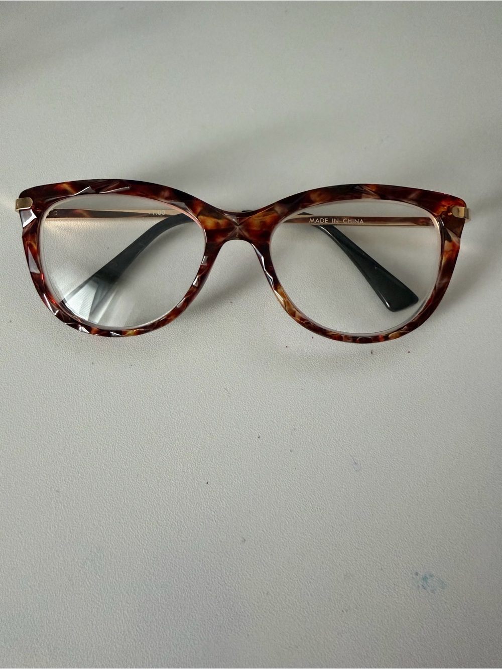 Tortoiseshell Cat-Eye Reading Glasses - Brown